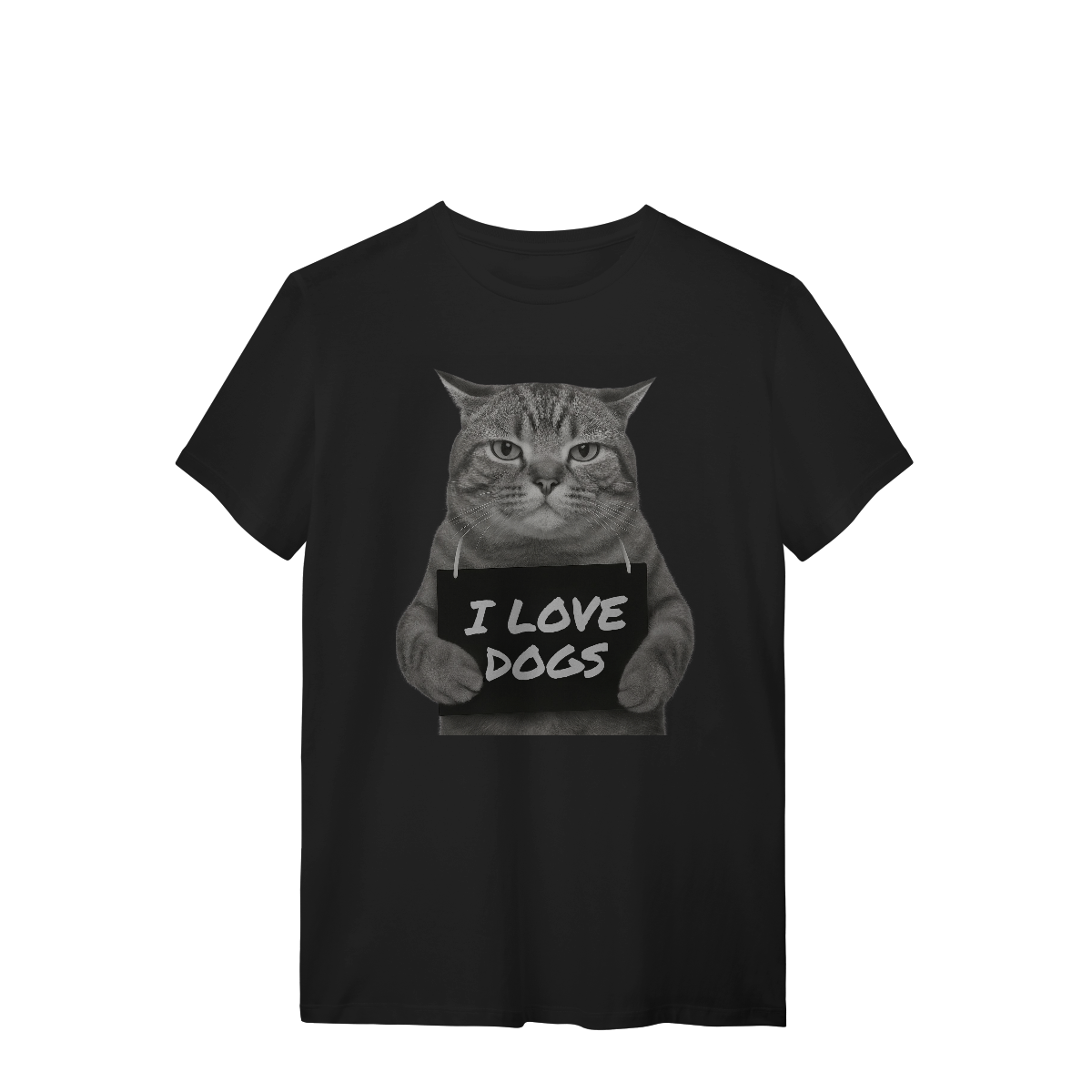 Camisa T-Shirt Quality I Love Dogs