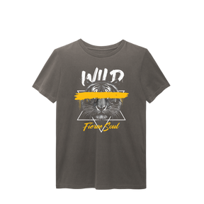 Camisa T-Shirt Estonada Lobo Wild