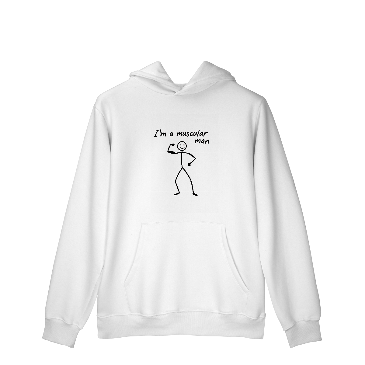 Moletom Prime Canguru I’m a Muscular Man