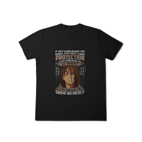 Camisa T-Shirt Classic Eren & Titan – Dualidade, Fúria e Liberdade