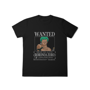 Camisa T-Shirt Classic Wanted Roronoa Zoro