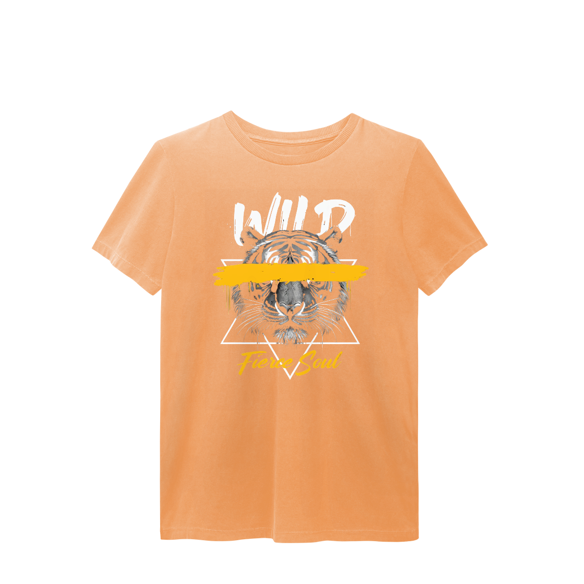 Camisa T-Shirt Estonada Lobo Wild