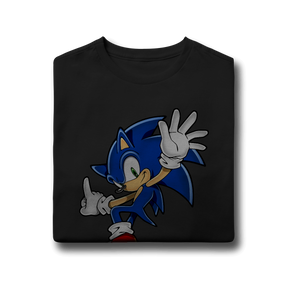 Camisa Quality Infantil (10 a 14) Sonic