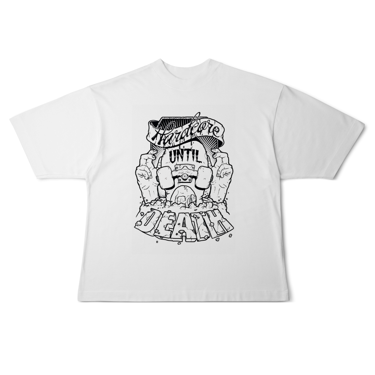 Camiseta Oversized HardCore Death