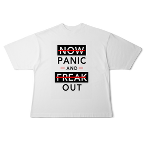 Camisa Oversized Now Panic and Freak Out