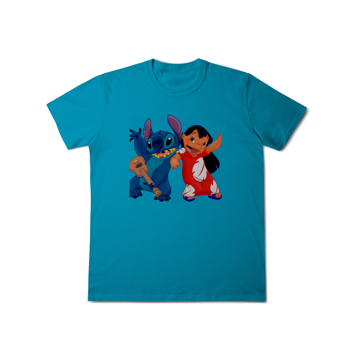 Camisa T-Shirt Classic Lilo e stitch Music