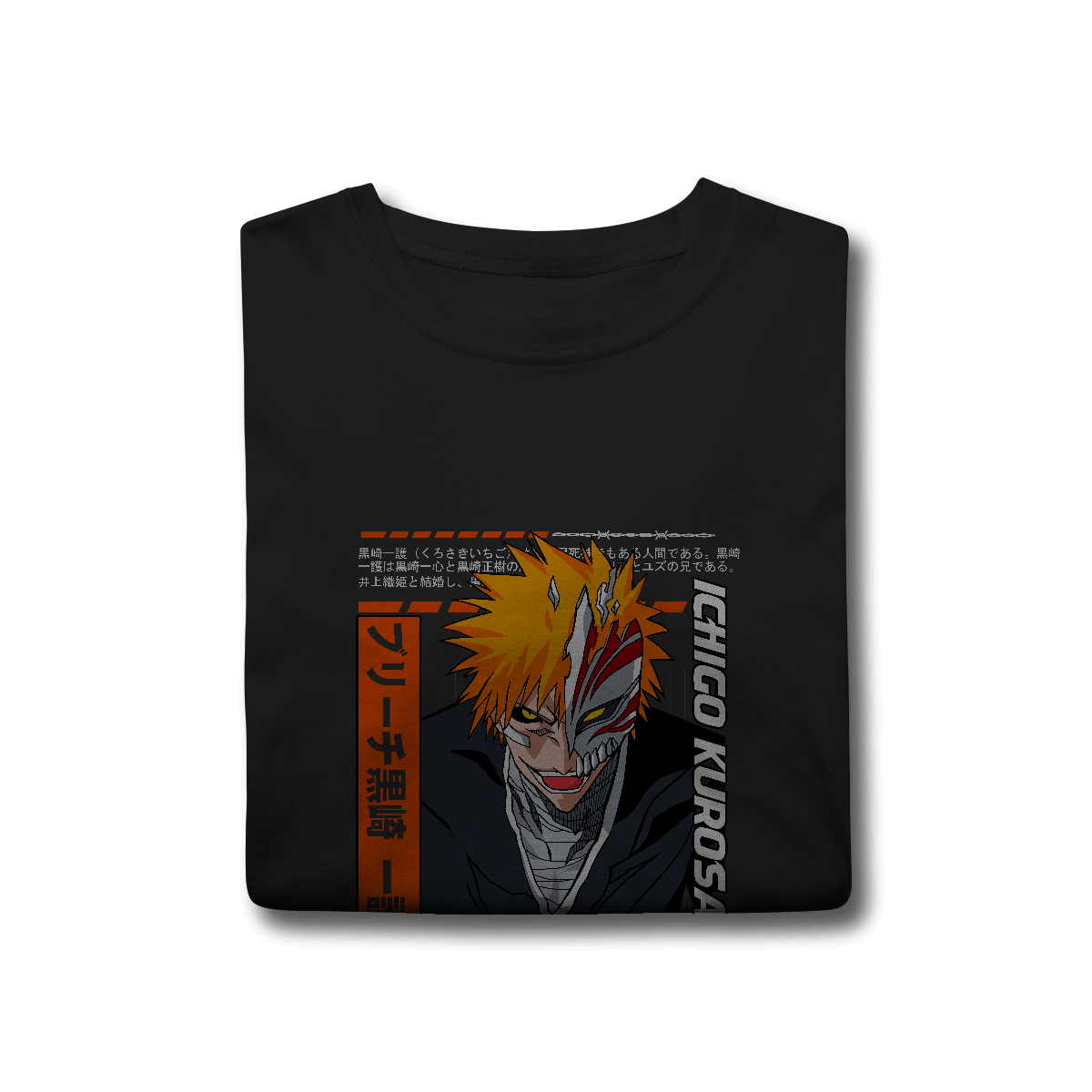 Camisa T-Shirt Classic Ichigo Kurosaki Imortal Bleach