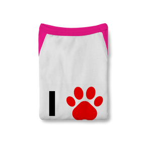 Camisa Pet Dog Eu Amo Meu Dog