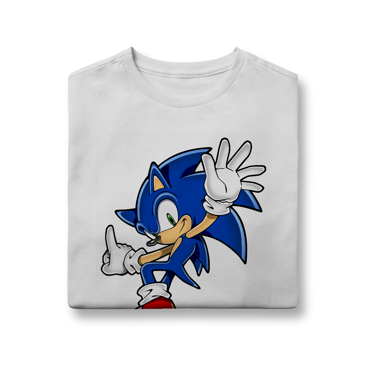 Camisa Quality Infantil (10 a 14) Sonic