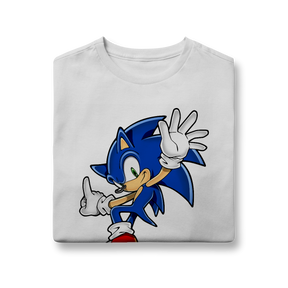 Camisa Quality Infantil (10 a 14) Sonic