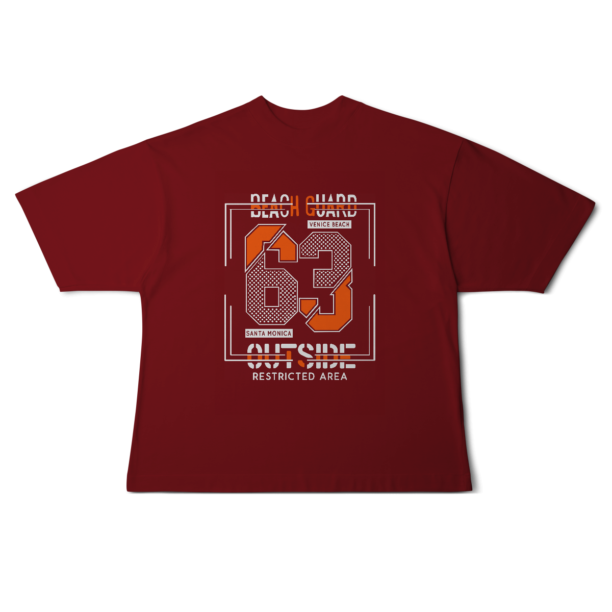 Camiseta Oversized Beach Guard