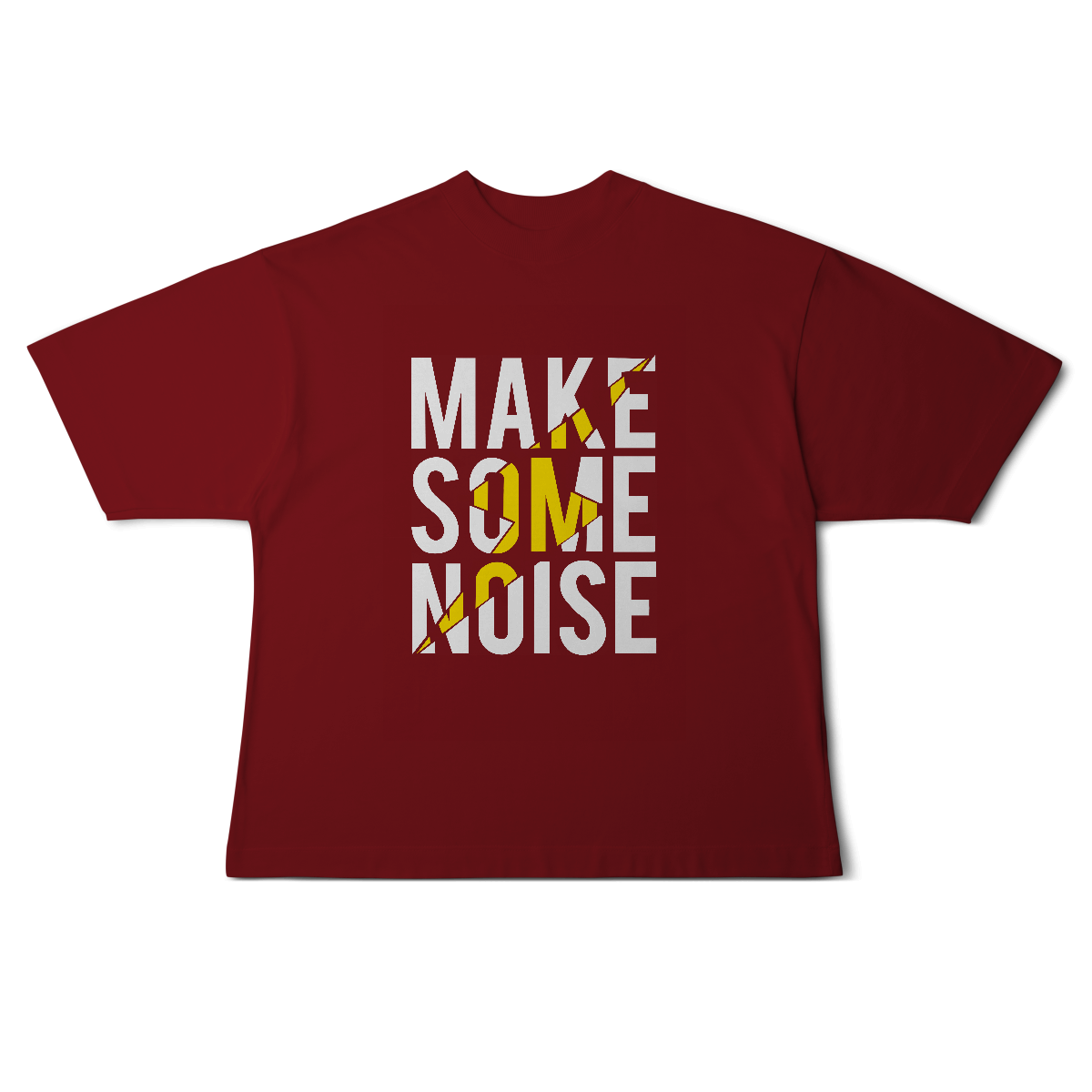 Camiseta Oversized Make Some Noise