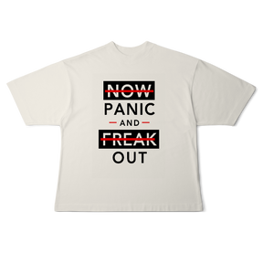 Camisa Oversized Now Panic and Freak Out