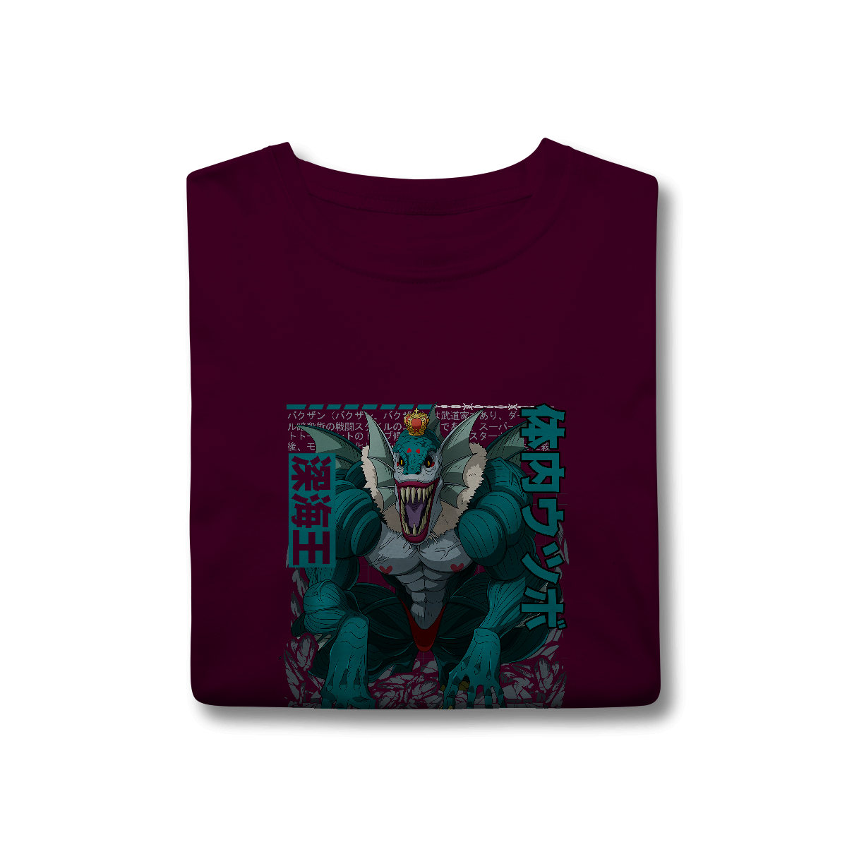 Camisa T-Shirt Classic O Rei do Mar Profundo One Punch Man