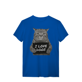 Camisa T-Shirt Quality I Love Dogs