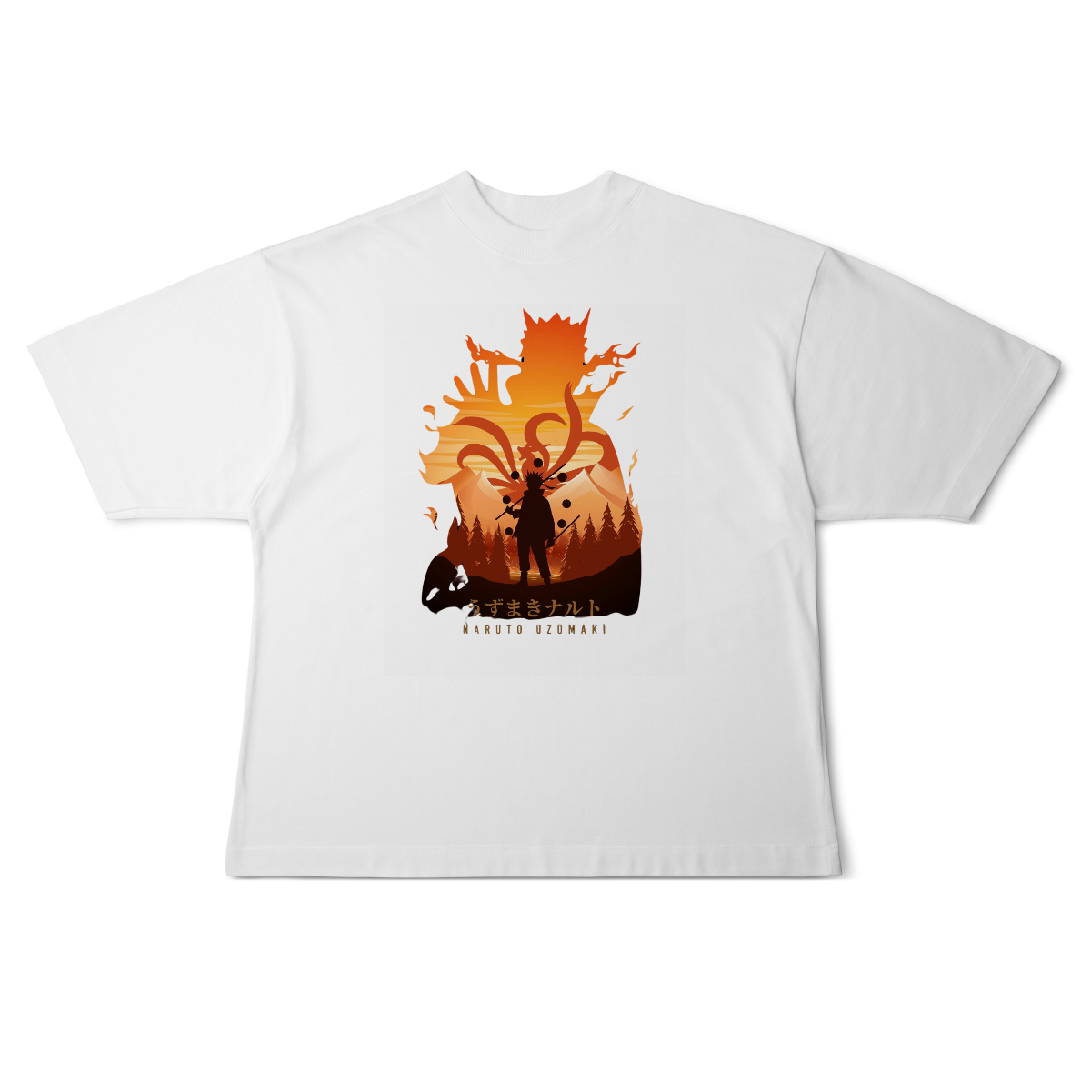 Camisa Oversized Naruto Uzumaki