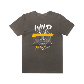 Camisa T-Shirt Estonada Lobo Wild