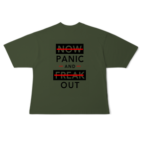 Camisa Oversized Now Panic and Freak Out