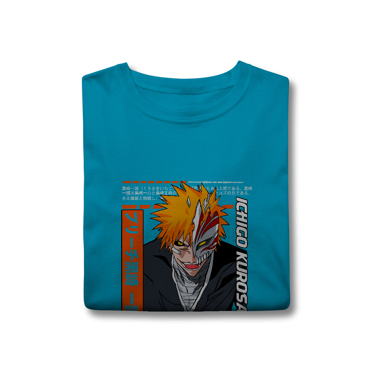 Camisa T-Shirt Classic Ichigo Kurosaki Imortal Bleach