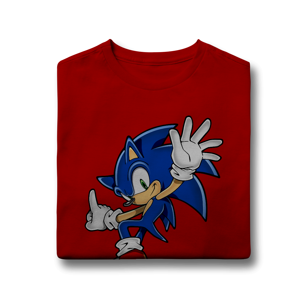 Camisa Quality Infantil (10 a 14) Sonic