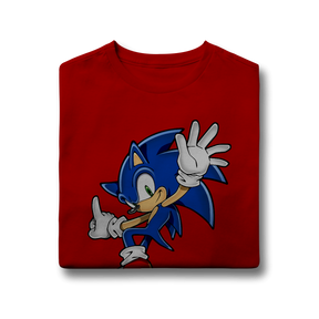 Camisa Quality Infantil (10 a 14) Sonic