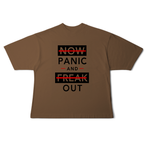 Camisa Oversized Now Panic and Freak Out
