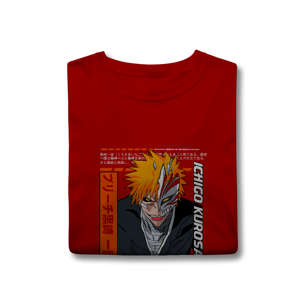 Camisa T-Shirt Classic Ichigo Kurosaki Imortal Bleach