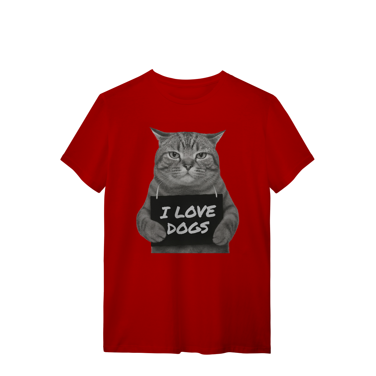 Camisa T-Shirt Quality I Love Dogs