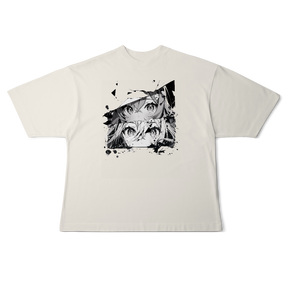 Camisa Oversized Rostos Anime