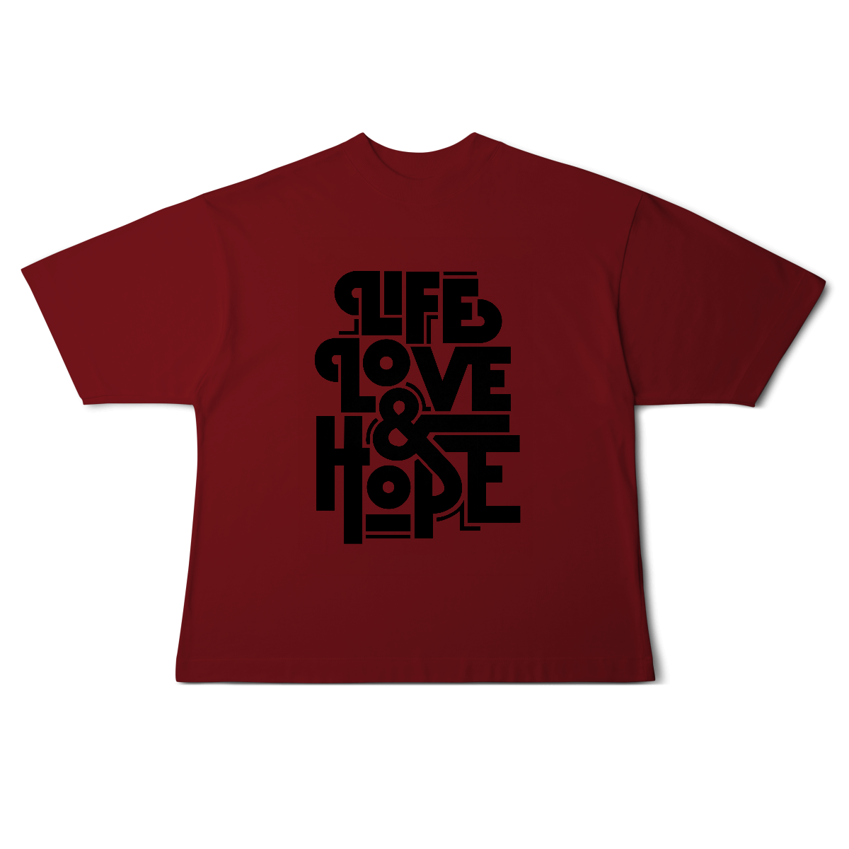 Camisa Oversized Life Love & Hope