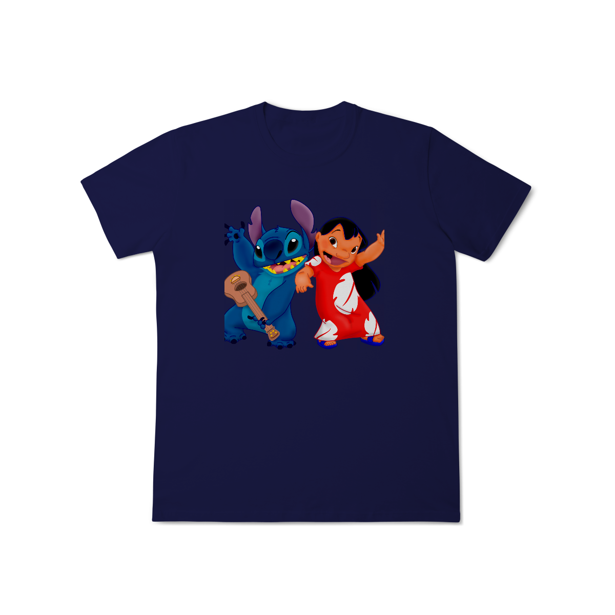 Camisa T-Shirt Classic Lilo e stitch Music