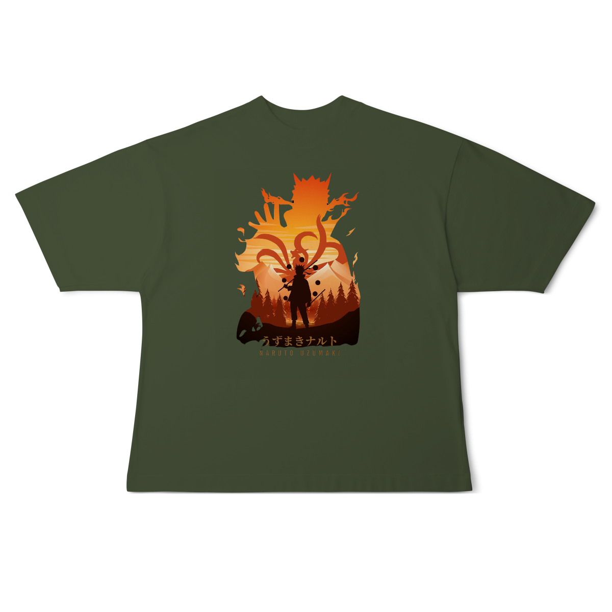 Camisa Oversized Naruto Uzumaki