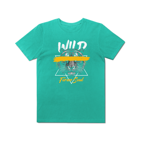 Camisa T-Shirt Estonada Lobo Wild