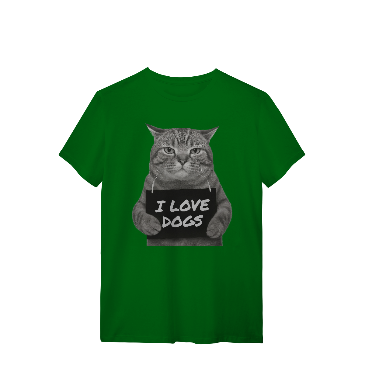 Camisa T-Shirt Quality I Love Dogs