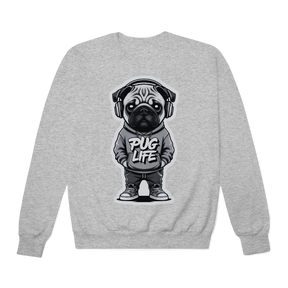 Moletom Quality Fechado Pug Life