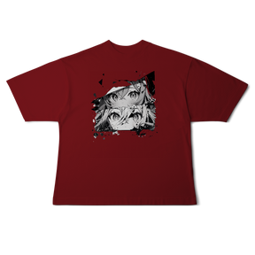 Camisa Oversized Rostos Anime