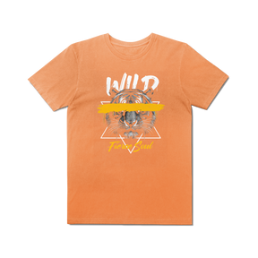 Camisa T-Shirt Estonada Lobo Wild