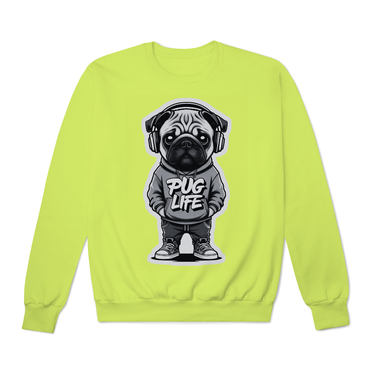 Moletom Quality Fechado Pug Life