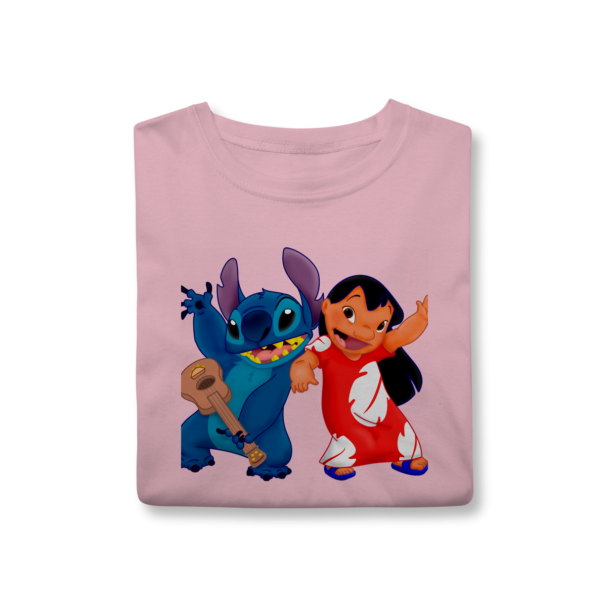 Camisa T-Shirt Classic Lilo e stitch Music