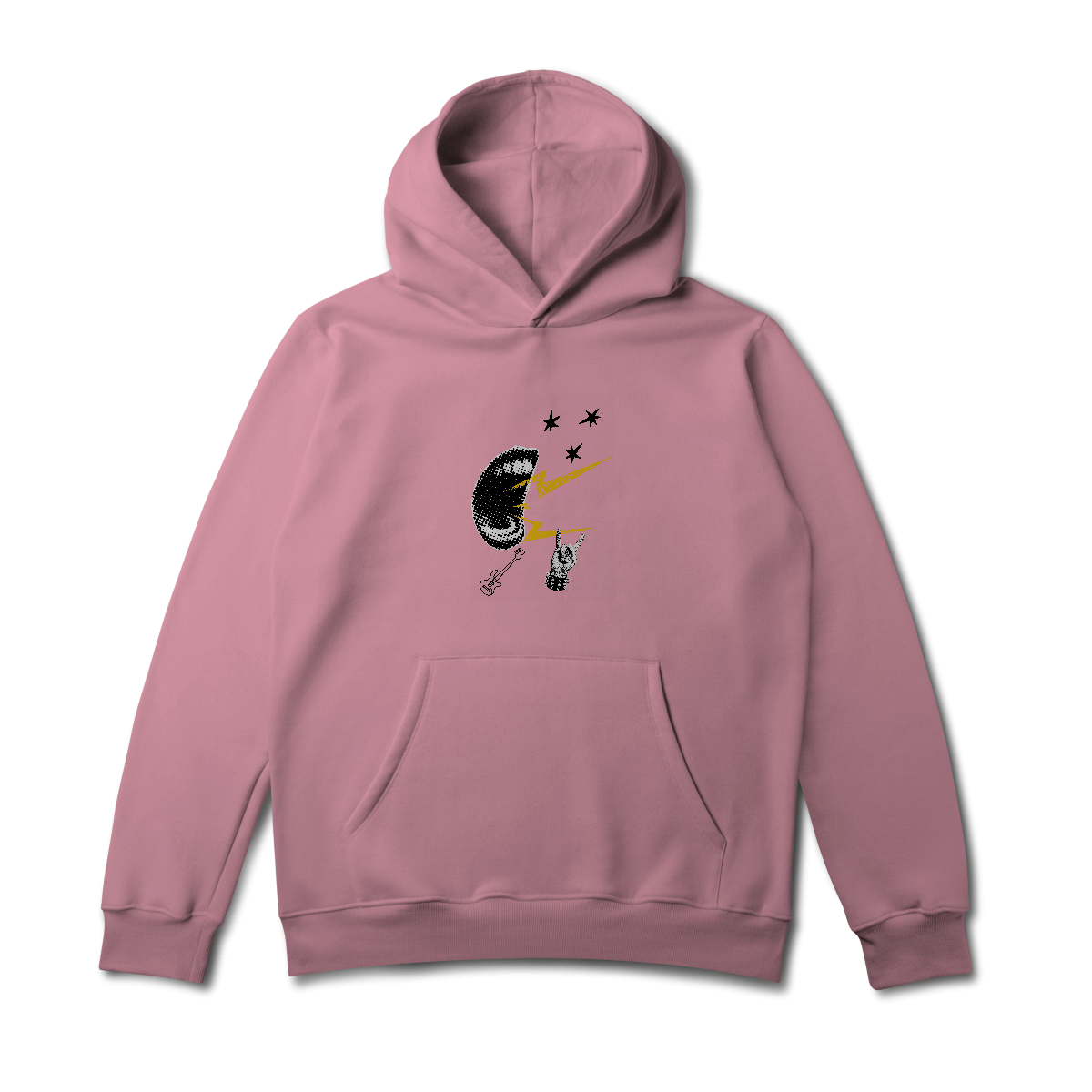 Casaco Moletom Quality Canguru Rock N Roll