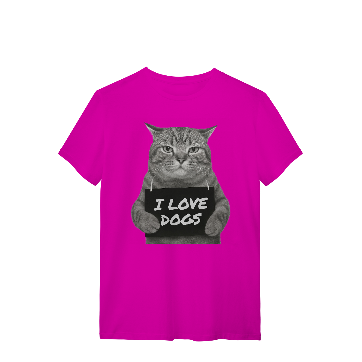 Camisa T-Shirt Quality I Love Dogs