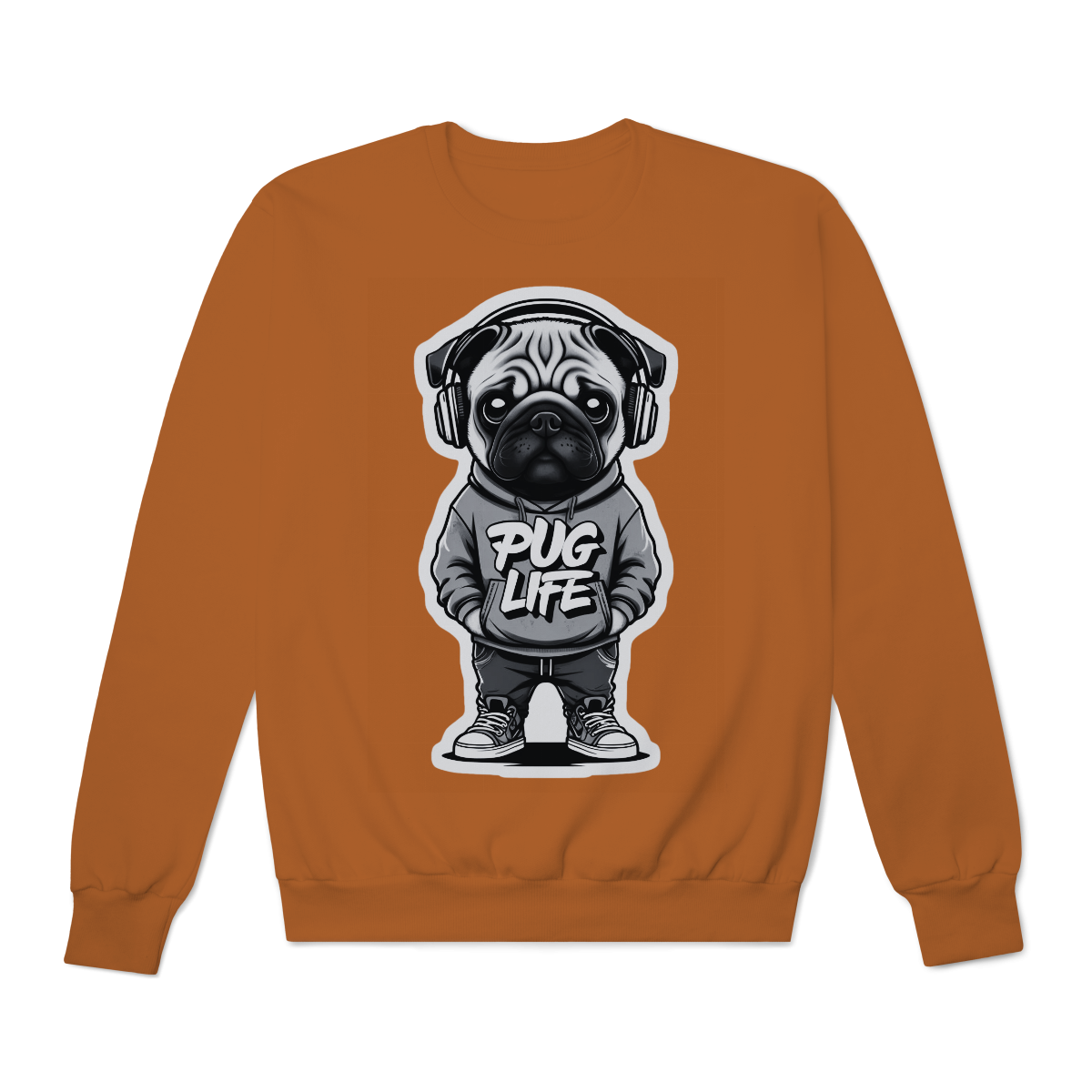 Moletom Quality Fechado Pug Life