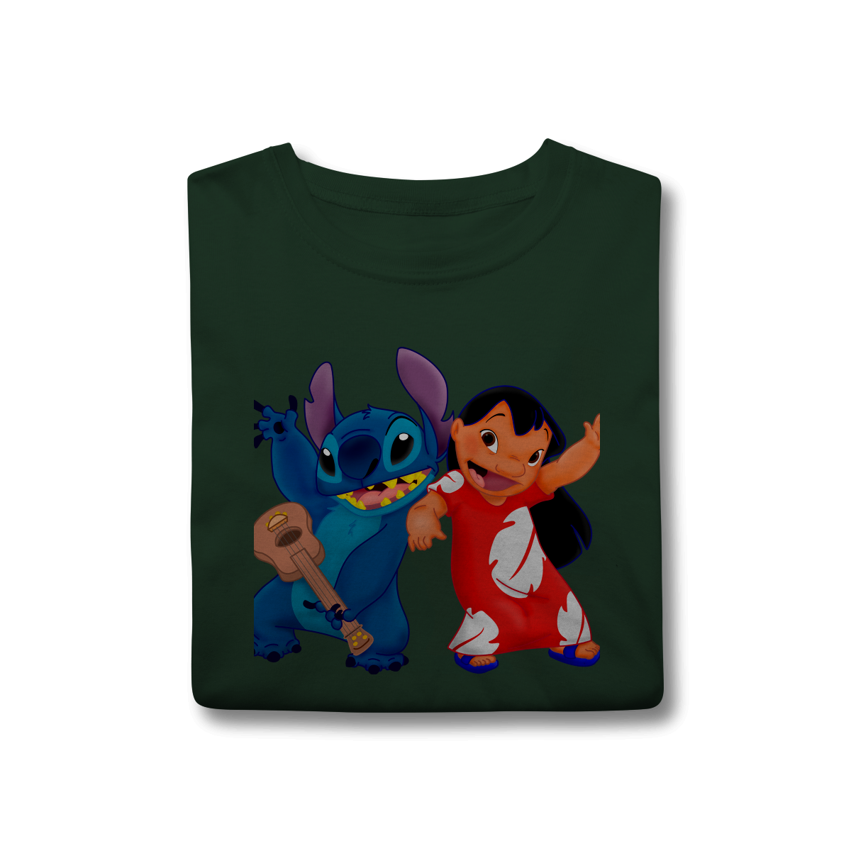 Camisa T-Shirt Classic Lilo e stitch Music