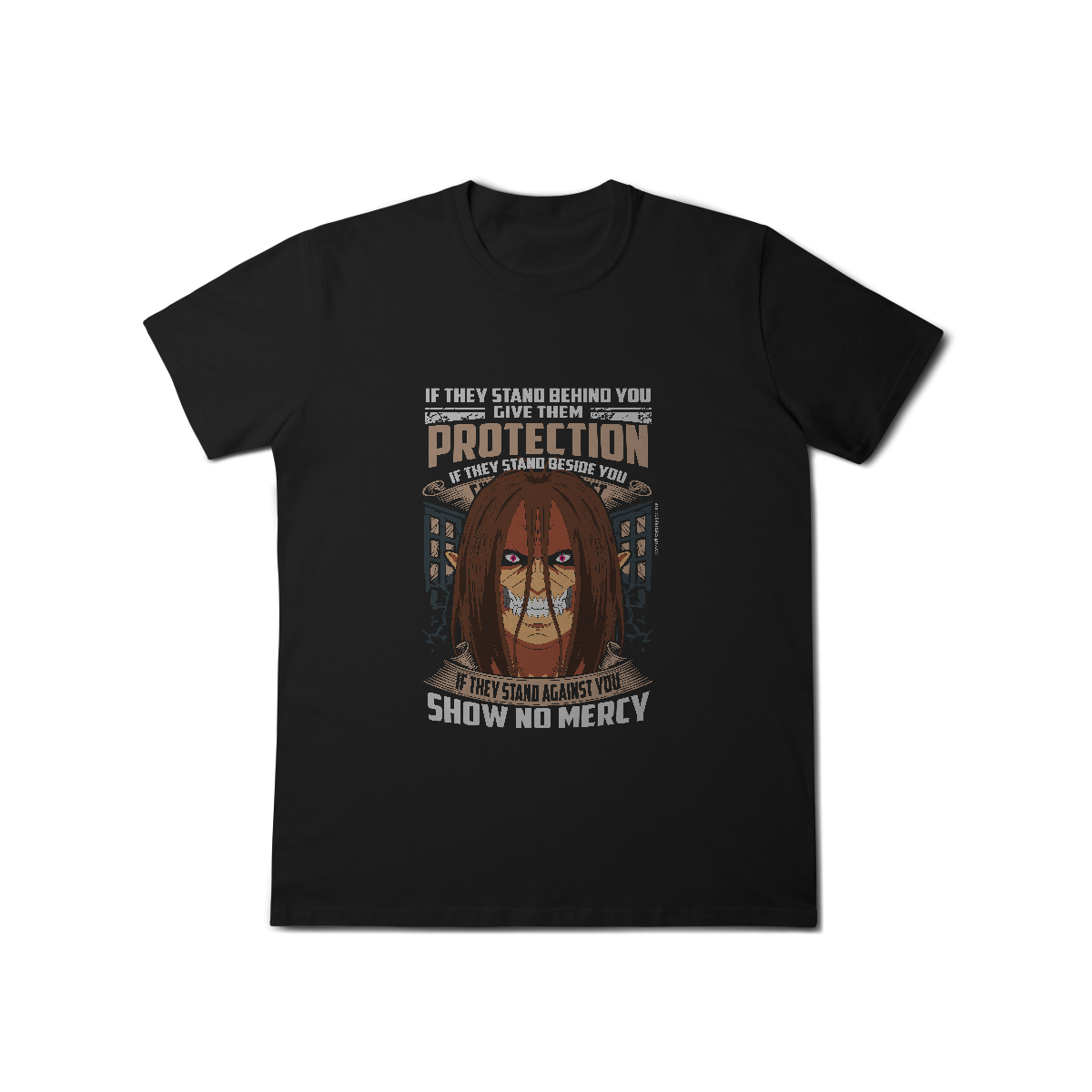 Camisa T-Shirt Classic Titã Eren – O Poder do Titã de Ataque