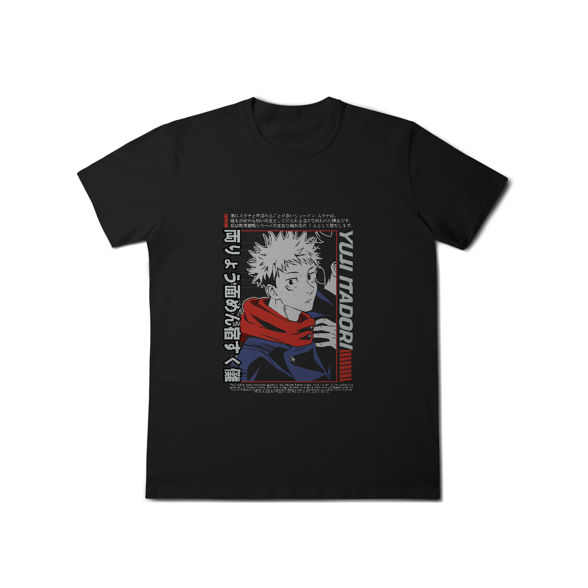 Camisa T-Shirt Classic Yuji Itadori Pronta para Lutar