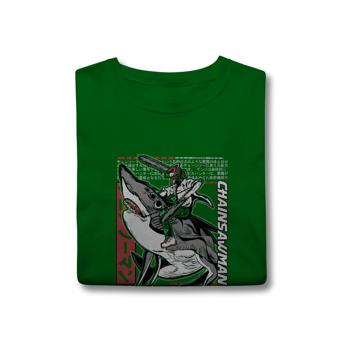 Camisa T-Shirt Classic Chainsaw Man Denji Homem-Motosserra