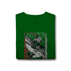 Camisa T-Shirt Classic Chainsaw Man Denji Homem-Motosserra