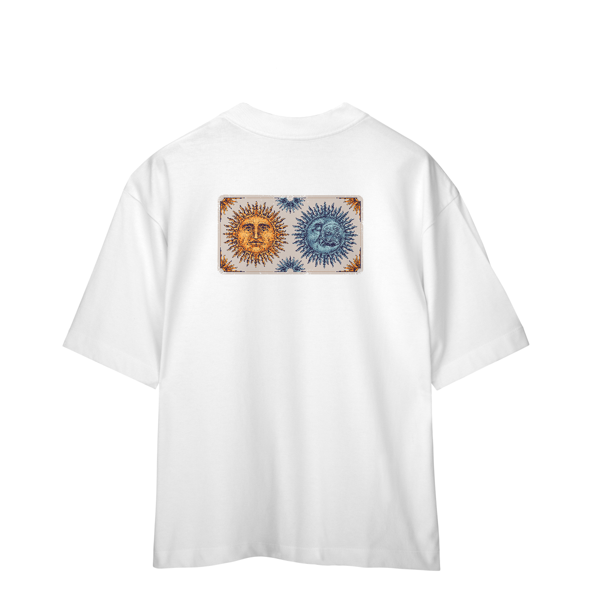 Camiseta Oversized Sun and Moon