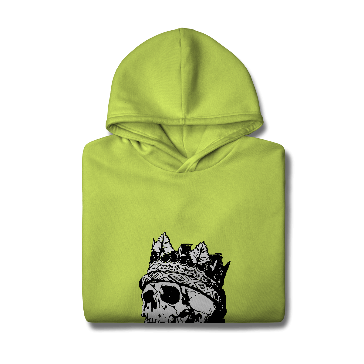 Casaco Moletom Quality Canguru Caveira Rei