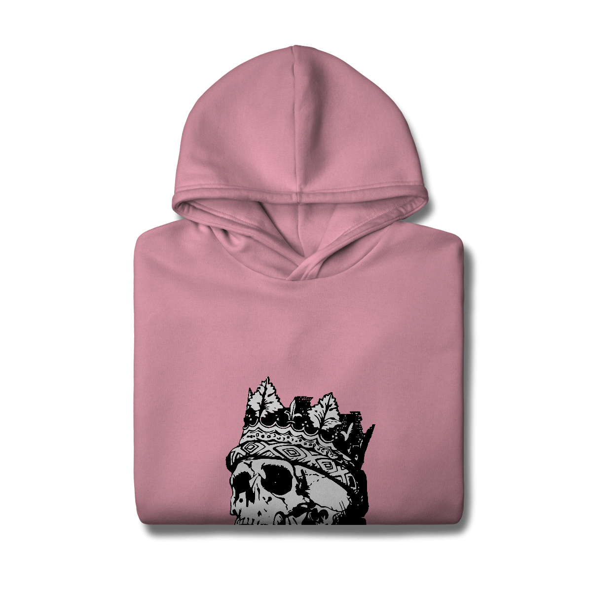 Casaco Moletom Quality Canguru Caveira Rei